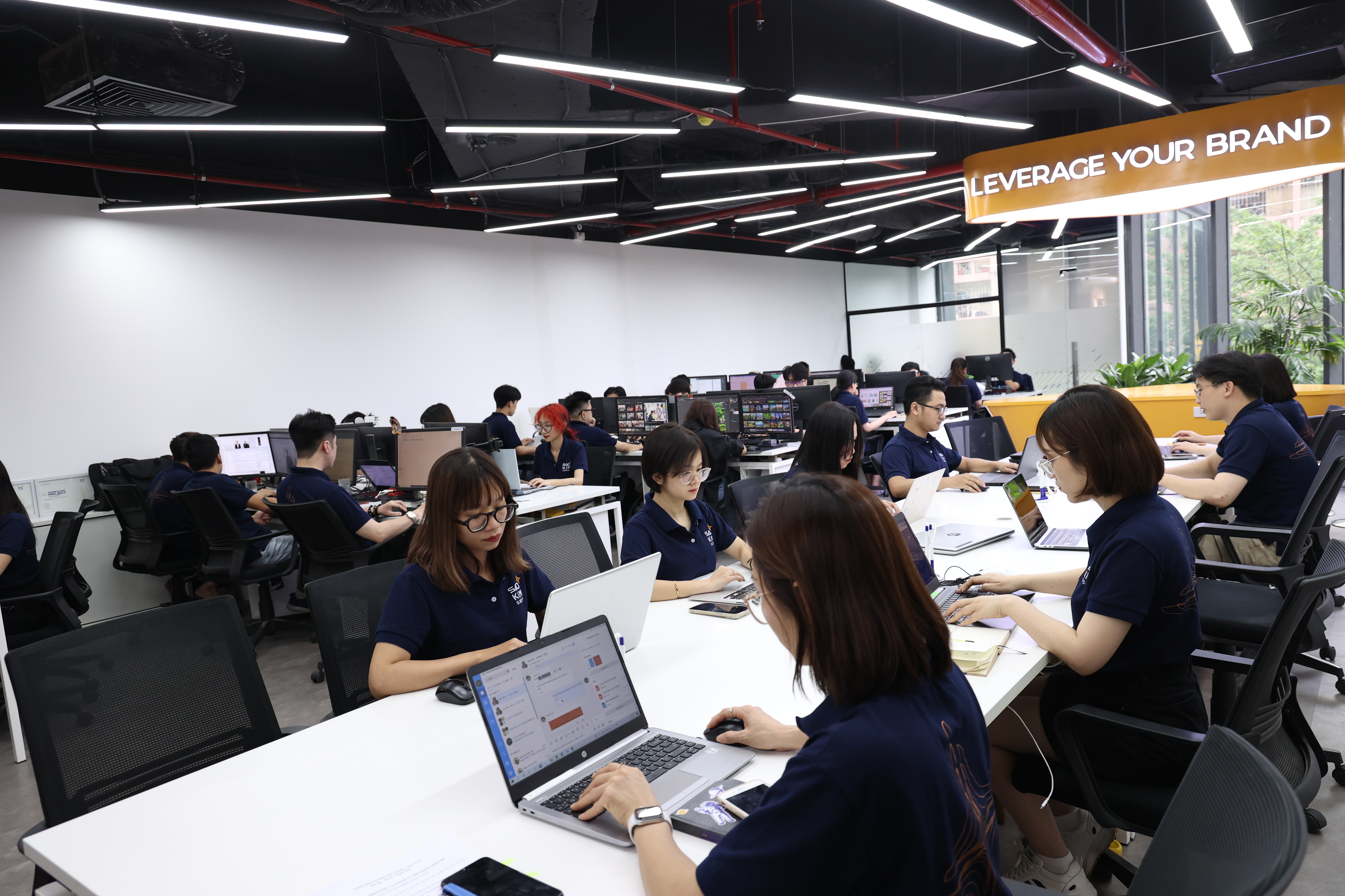 Không gian làm việc Sao Kim Branding tại văn phòng Hà Nội