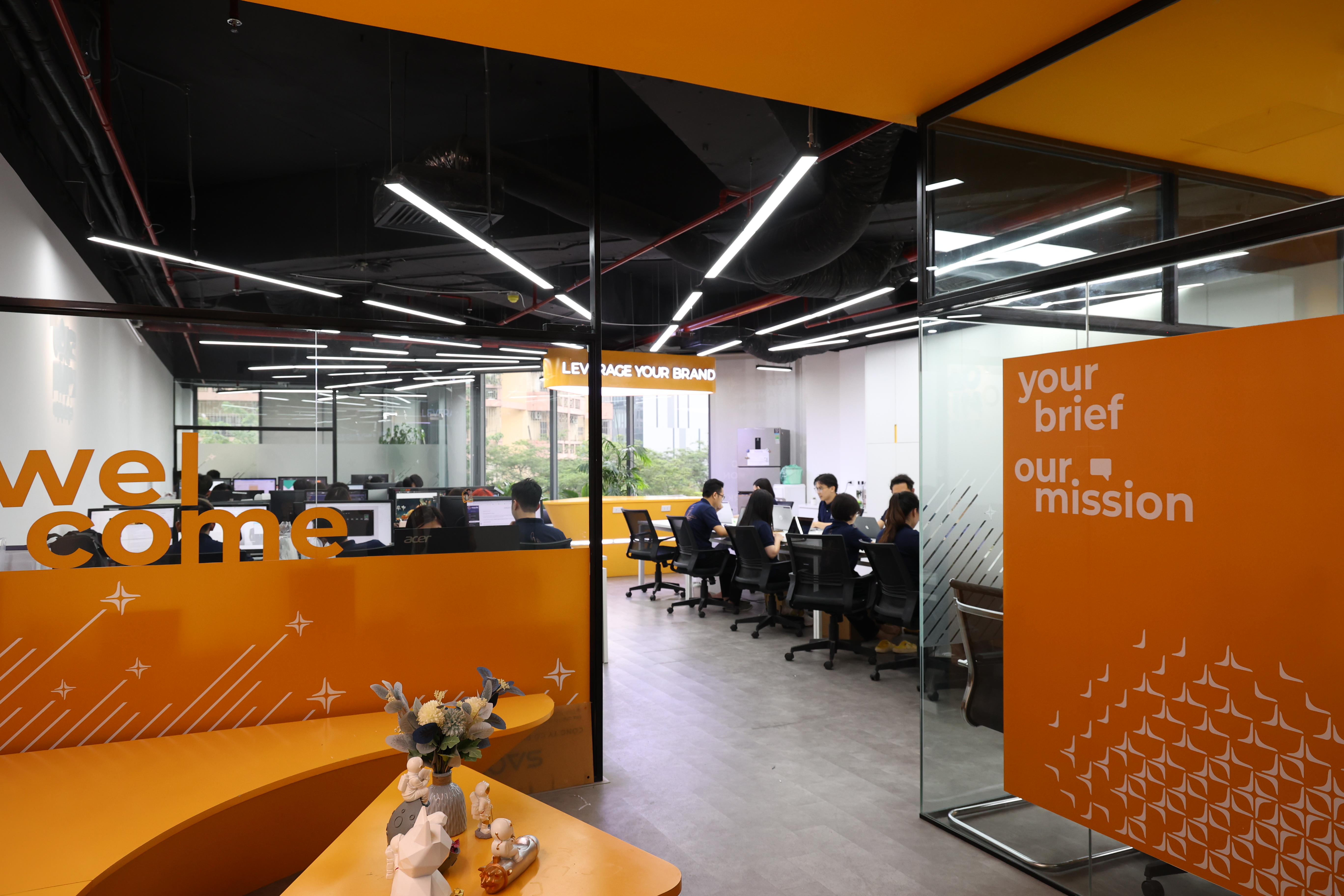 Không gian văn phòng Sao Kim Branding tại Hà Nội